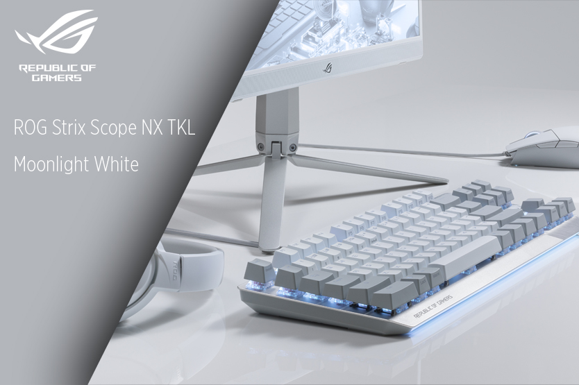 ROG Strix Scope NX TKL Moonlight White – скоро на складе Pronet Group! 