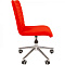 Chairman 020 красное Офисное кресло (ткань  E-28)