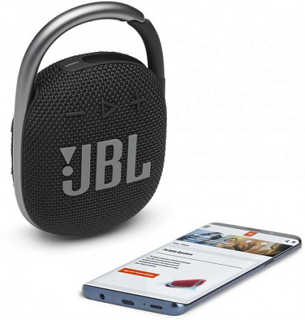 Портативная акустическая система JBL CLIP 4, черный