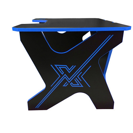 Generic Comfort Gamer Mini Seven/DS/NB Игровой стол чёрно-синий (ЛДСП Е1, 120 x 90 x 75)