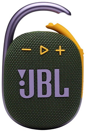 (OEM) JBL Clip 4 зеленая Ультрапортативная колонка с защитой от воды JBL Clip 4 зеленая
