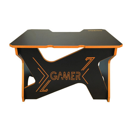 Generic Comfort Gamer Mini Seven/DS/NO Игровой стол чёрно-оранжевый (ЛДСП Е1, 120 x 90 x 75)