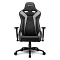 Sharkoon Elbrus 3 Игровое кресло чёрно-серое (синтетическая кожа, регулируемый угол наклона, механизм качания)