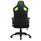 Sharkoon Elbrus 2 Игровое кресло чёрно-зелёное (синтетическая кожа, регулируемый угол наклона, механизм качания)
