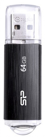 Флеш Диск Silicon Power 64Gb Ultima U02 SP064GBUF2U02V1K USB2.0, black