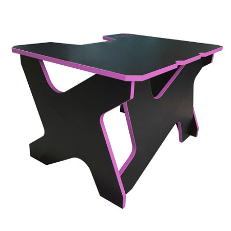 Generic Comfort Gamer Mini Seven/DS/NP Игровой стол чёрно-розовый (ЛДСП Е1, 120 x 90 x 75)
