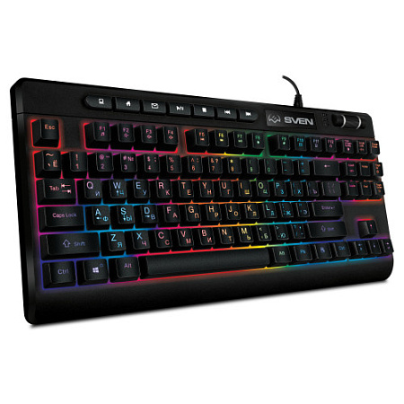 SVEN KB-G8200 Игровая клавиатура (USB, 95 кл, ПО, RGB-подсветка)