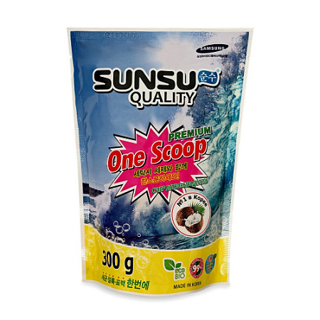 SUNSU-Q Универсальный пятновыводитель премиум класса ONE SCOOP, 300 грамм
