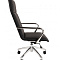 Chairman 980 чёрное Офисное кресло (экопремиум, хром, Топ Ган)