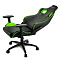 Sharkoon Elbrus 2 Игровое кресло чёрно-зелёное (синтетическая кожа, регулируемый угол наклона, механизм качания)