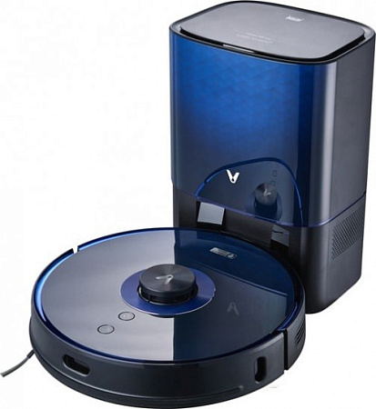 VIOMI Робот-пылесос с базой S9 UV BLACK/Подключение:WiFi/MiHome/Мощность всасывания:2.7кПа/Батарея:5200мАч/Сухая/влажная уборка/Цвет:Черный V-RVCLMD28C