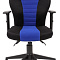 Chairman game 8 чёрное/синее Игровое кресло (ткань, пластик, газпатрон 3 кл, ролики, механизм качания)