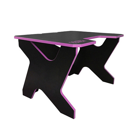 Generic Comfort Gamer Mini Seven/DS/NP Игровой стол чёрно-розовый (ЛДСП Е1, 120 x 90 x 75)
