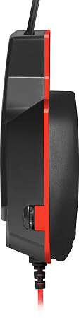 (Плохая упаковка) DEFENDER WARHEAD G-320 черно-красная Игровая гарнитура (40 мм, 2 x 3,5-мм джек)