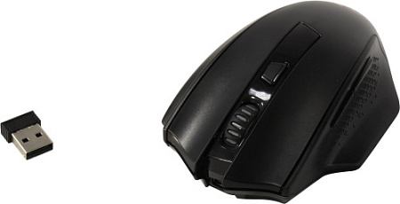 REDRAGON WOKI чёрная Беспроводная игровая мышь (USB, Bluetooth, Pixart P3395, Huano, 6 кн., 26000 Dpi, RGB подсветка, 2000 мАч)