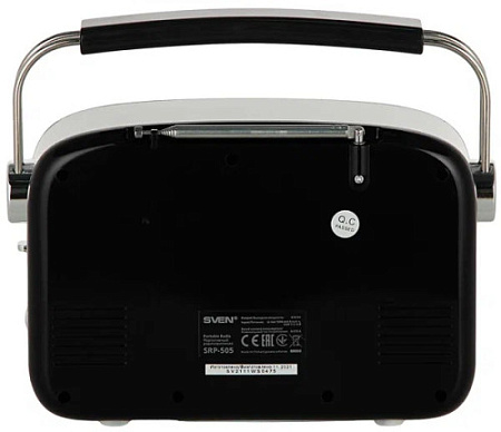(OEM) SVEN SRP-500 чёрный Радиоприёмник (3 Вт, FM/AM/SW, USB, microSD, AUX, Bluetooth, 1200 мАч)