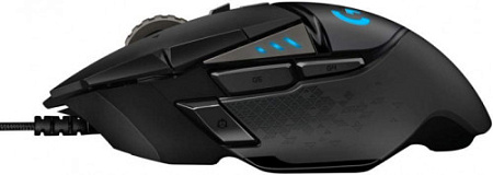 LOGITECH G502 Hero черная Игровая мышь (11 кнопок, LIGHTFORCE hybrid switches, HERO 25K, 25600 dpi, USB, USB-C, RGB подсветка, 910-005474/910-005470/910-005471)