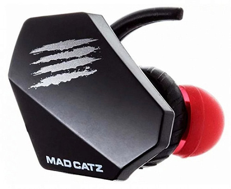 Mad Catz E.S. PRO+ Игровые мобильные наушники чёрные (3.5 мм jack, 13.5 мм неодимовые магниты, 32 Ом, 20 ~ 20000 Гц, микрофон)