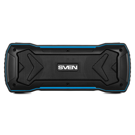 (OEM) SVEN PS-220 2.0 Мобильные колонки чёрно-синие (2x5W, IPx5, mini Jack, USB, Bluetooth, micro SD