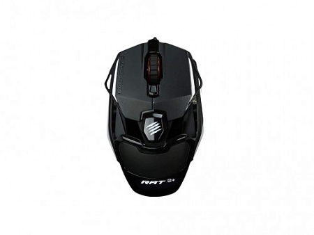 Mad Catz R.A.T. 2+ Игровая мышь чёрная (PMW3325, USB, 3 кнопки, 5000 dpi, красная подсветка)