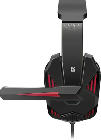 (Плохая упаковка) DEFENDER Warhead G-260 Игровая гарнитура (красный + черный, кабель 1,8 м )