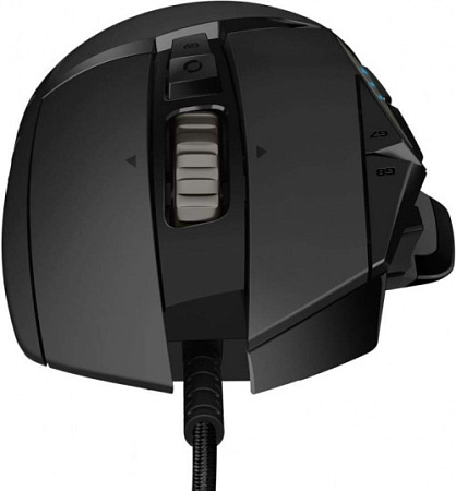 LOGITECH G502 Hero черная Игровая мышь (11 кнопок, LIGHTFORCE hybrid switches, HERO 25K, 25600 dpi, USB, USB-C, RGB подсветка, 910-005474/910-005470/910-005471)