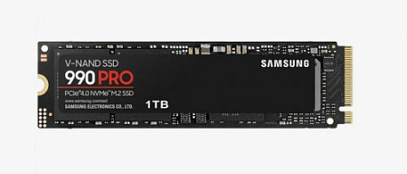 SSD M.2 Samsung 1.0Tb 990 PRO Series <MZ-V9P1T0BW> (PCI-E 4.0 x4 , up to 7450/6900MBs, 3D TLC, NVMe 2.0, DDR4 1024Mb, 600TBW, 22х80mm)