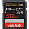 Флеш карта SDXC 512GB SanDisk Extreme Pro UHS-I Class 3 (U3) V30 200/140 MB/s <SDSDXXD-512G-GN4IN>