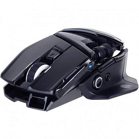 Mad Catz R.A.T. AIR Набор игровая мышь + коврик чёрные (Ионистор, 2.4 гГц, USB, PMW3360, Omron, 10 кнопок, 12000 dpi, 357 x 284 x 15 мм, RGB подсветка)
