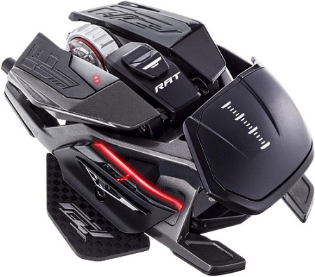 Mad Catz R.A.T. PRO X3 Игровая мышь чёрная (PMW3389, Omron, USB, 10 кнопок, 16000 dpi, RGB подсветка)