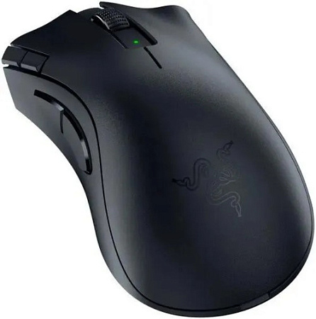RAZER DEATHADDER V2 X HYPERSPEED чёрная Беспроводная игровая мышь (USB, 2,4 ГГц, Bluetooth, 7 кн., RAZER™ 2 switces, 6400 dpi, RAZER™ 5G, 1x AA/AAA)