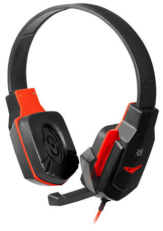 (Плохая упаковка) DEFENDER WARHEAD G-320 черно-красная Игровая гарнитура (40 мм, 2 x 3,5-мм джек)
