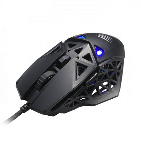 Mad Catz M.O.J.O. M1 Игровая мышь чёрная (PMW3360, Mad Catz DAKOTA Switch, USB, 6 кнопок, 12000 dpi, RGB подсветка)